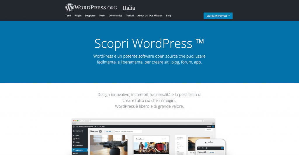 wordpress-per-sito-web-aziendale